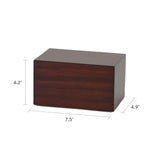 Northwoods Sienna Box Urn - 85 cubic Inch capacity. Case of 8