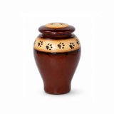 Loving Paws Auburn Ceramic Cremation Urn - 40 cubic inch capacity