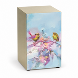 Soulful Songbirds Cremation Urn, Bronze - 200 cubic inches