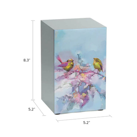 Soulful Songbirds Cremation Urn, Pewter - 200 cubic inches