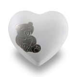 Teddy Bear Heart Cremation Urn