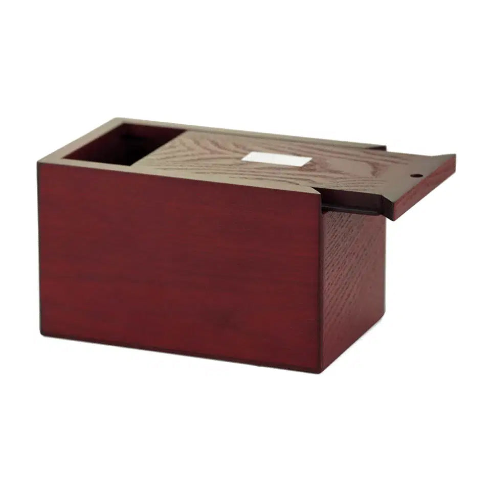 Cherry Veneer MDF Box - 200 cubic inch - Large - CASE OF 4