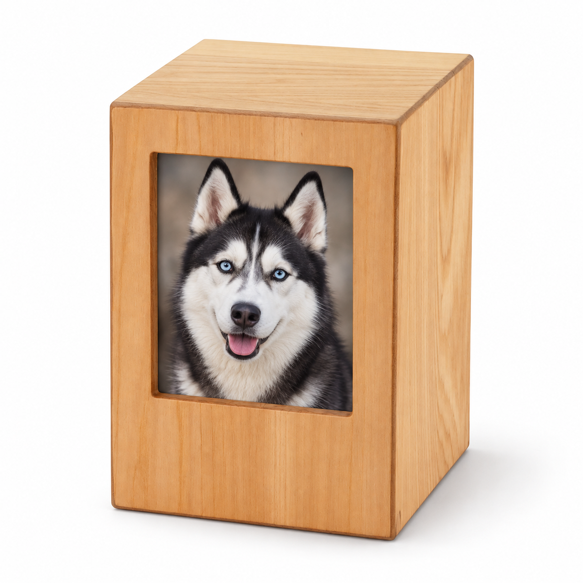 Natural Photo Cremation Urn  - 200 cubic inch
