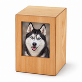 Natural Photo Cremation Urn  - 200 cubic inch