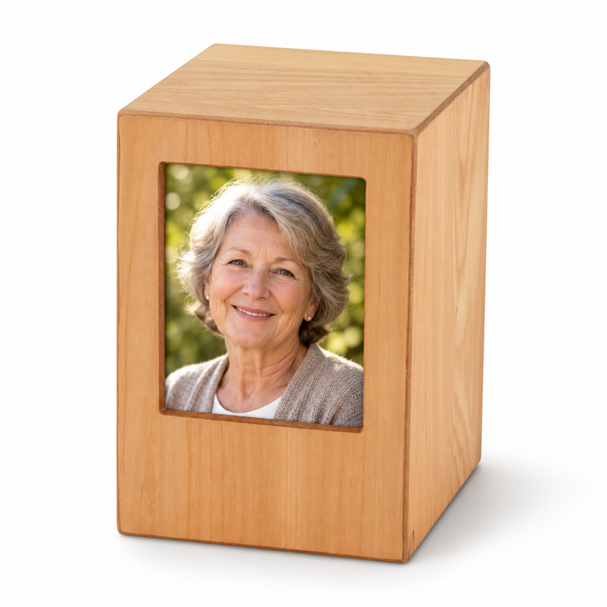 Natural Photo Cremation Urn  - 200 cubic inch