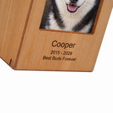 Natural Photo Cremation Urn  - 200 cubic inch