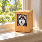 Natural Photo Cremation Urn  - 200 cubic inch