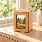 Natural Photo Cremation Urn  - 40 cubic inch