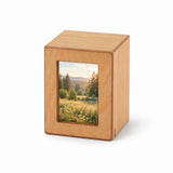 Natural Photo Cremation Urn  - 25 cubic inch