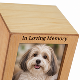 Natural Photo Cremation Urn  - 40 cubic inch