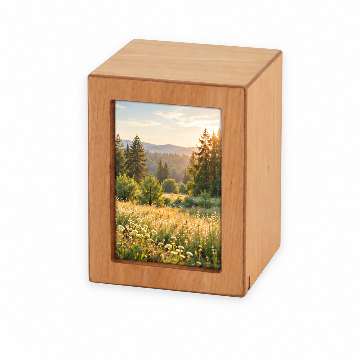 Natural Photo Cremation Urn  - 40 cubic inch
