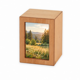 Natural Photo Cremation Urn  - 40 cubic inch
