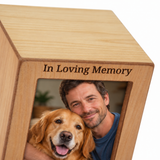 Natural Photo Cremation Urn  - 85 cubic inch