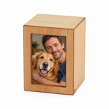 Natural Photo Cremation Urn  - 85 cubic inch