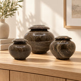 Waterfall Marble Pet Urn - 20 cubic inch capacity
