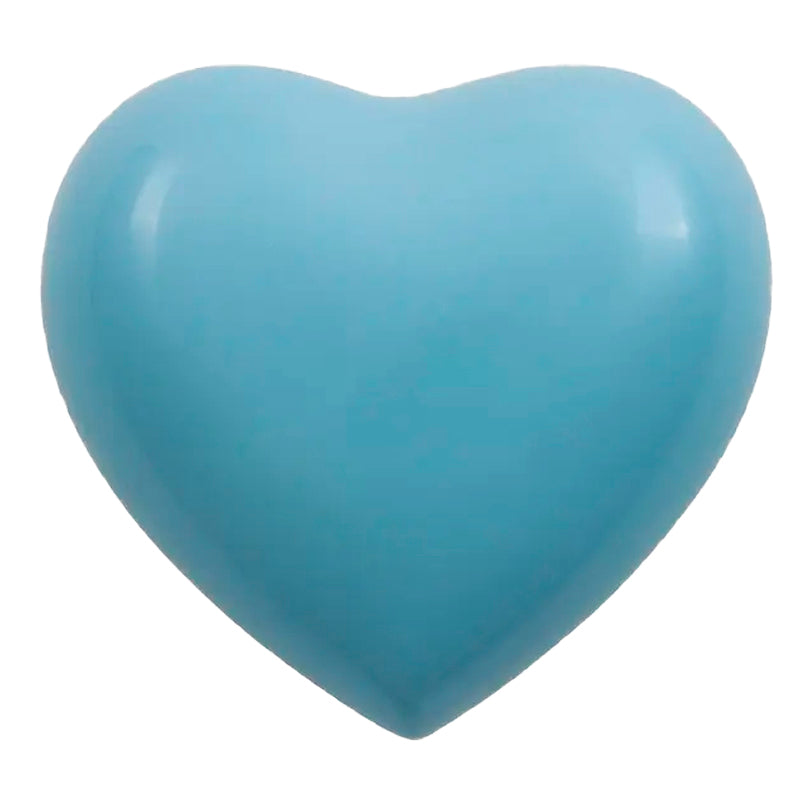 Arielle Heart Urn Pearl Blue