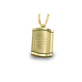 Engravable Silver Frame Pendant