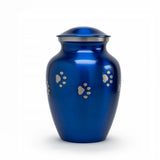 Glossy Blue with Pewter Paw Detail - 70 cubic inch