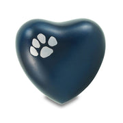 Pet Paw Classic Blue Heart Keepsake