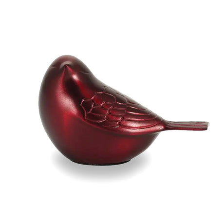 Crimson Songbird Keepsake Cremation Urn