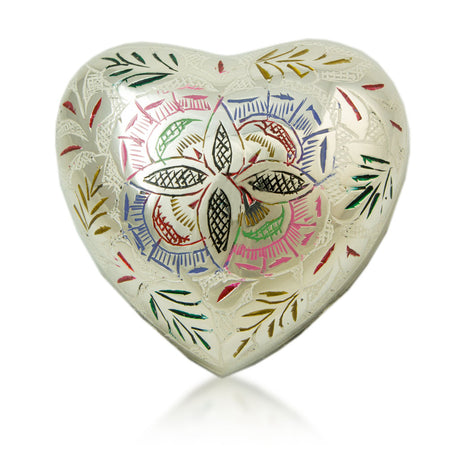 Lattice Cremation Urn Keepsake Heart