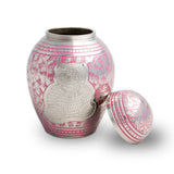 Teddy Bear Cremation Urn for Infants - Pink