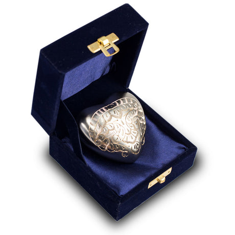 Platinum Cremation Keepsake Heart