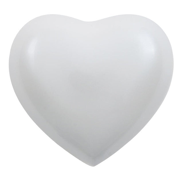 Arielle Heart Urns - White