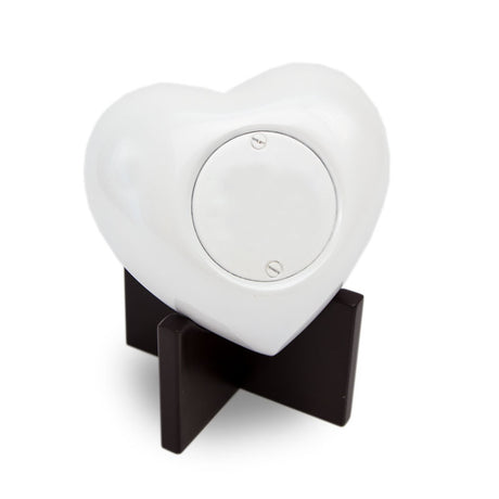 Arielle Heart Urns - White