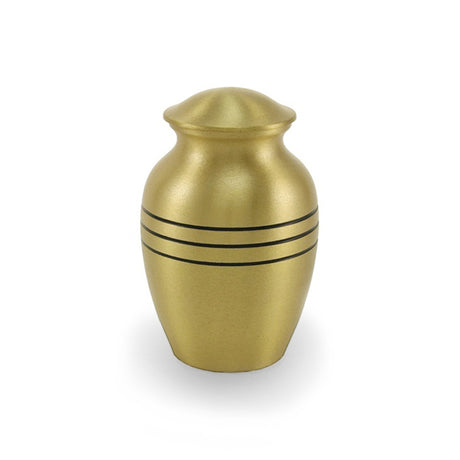 Classic Bronze Cremation Urn - Extra Small 40 cubic inches