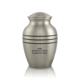 Classic Pewter Cremation Urn - Extra Small