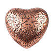 Copper Oak Cremation Keepsake Heart