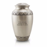 Large Athena Pewter Cremation Urn