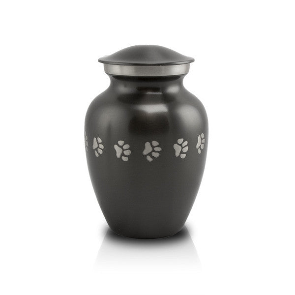 Slate Paw Cremation Urn - Small