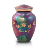 Raku Paw Cremation Urn - Medium