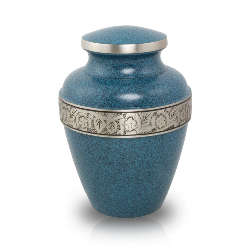 Evening Blue Avalon Cremation Urn - Medium