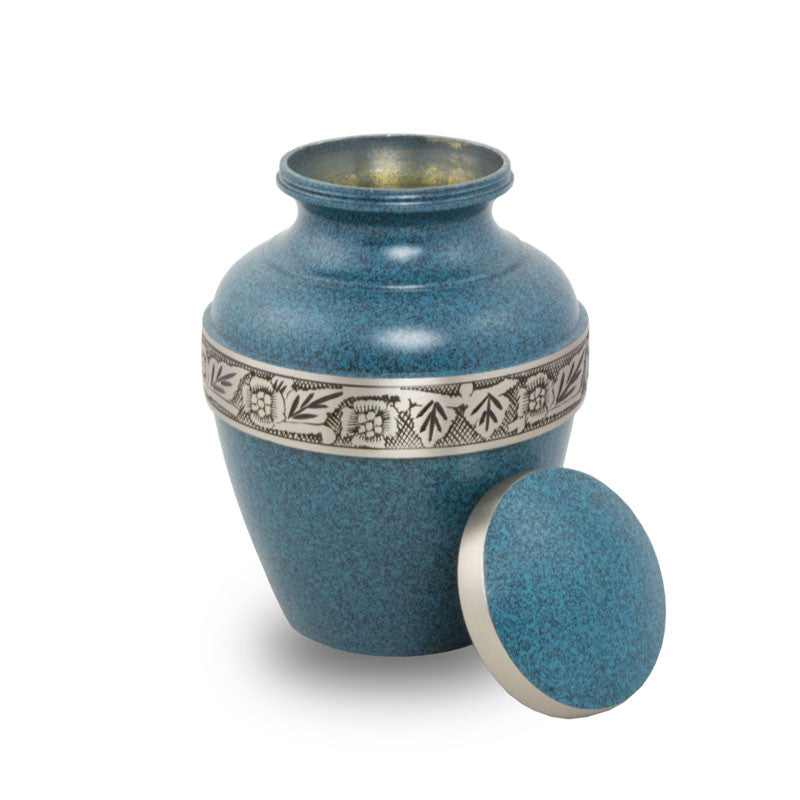 Evening Blue Avalon Cremation Urn - Medium