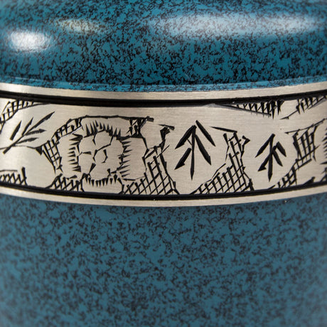 Avalon Evening Blue Cremation Urn - 45 cubic inches