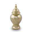 Shiny Brass Pet Urn - Small