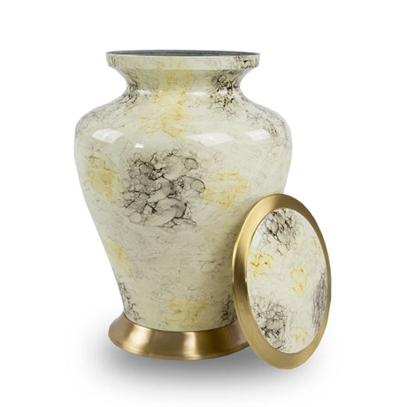 Glenwood White Cremation Urn - Large