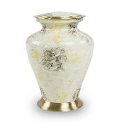Glenwood White Cremation Urn - Large