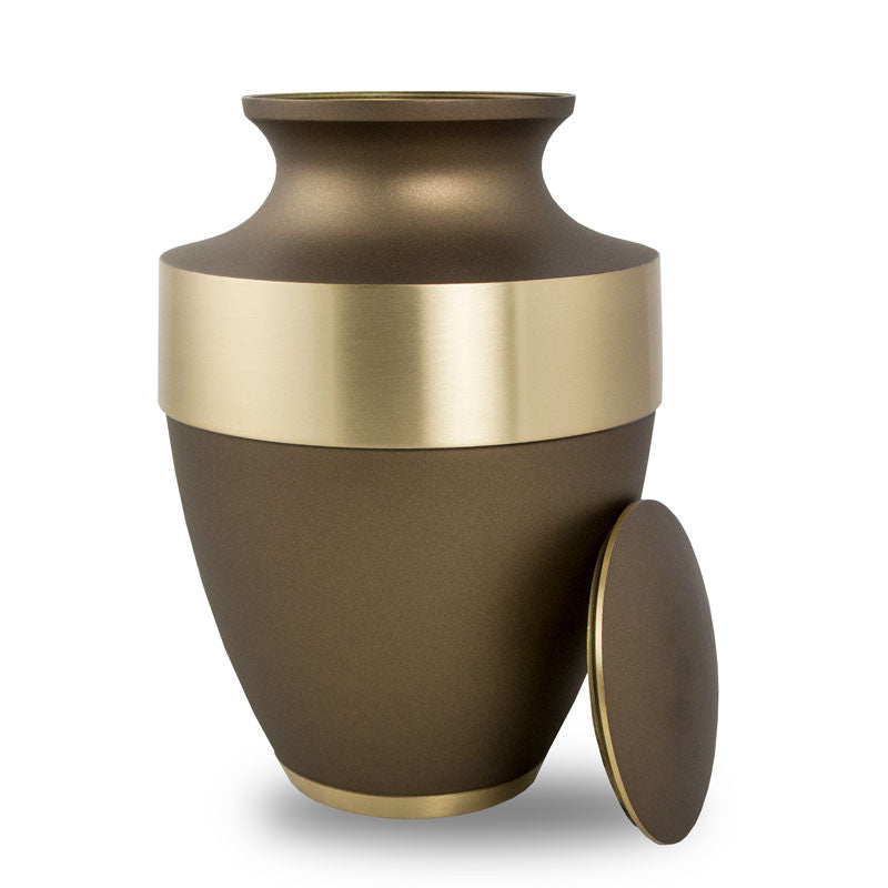 Lineas Bronze Cremation Urn