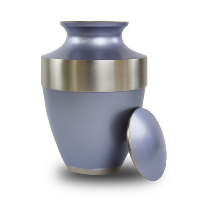 Lineas Lilac Cremation Urn - Large