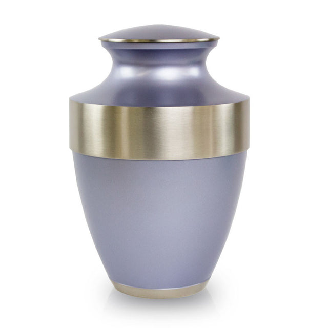 Lineas Lilac Cremation Urn - Large