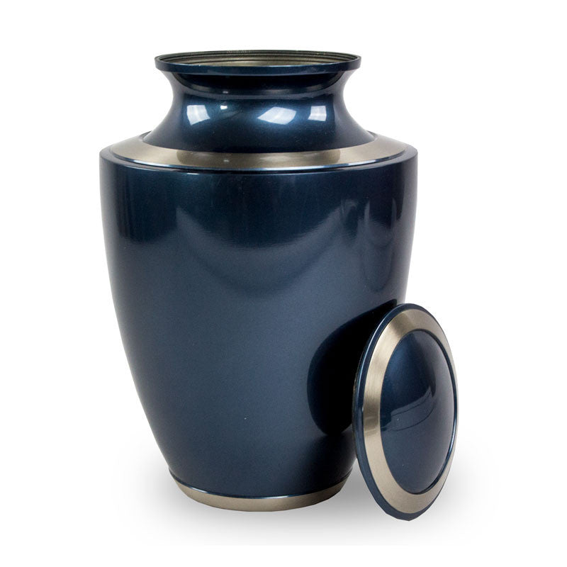 Trinity Blue Cremation Urn - Large