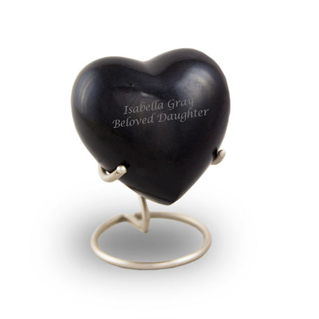 Satori Onyx Cremation Keepsake Heart