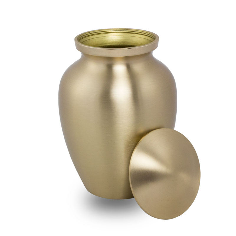 Classic Brass Pet Urn - Small