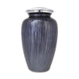 Large Enamel Finished Metal Alloy Cremation Urn - Dark Blue