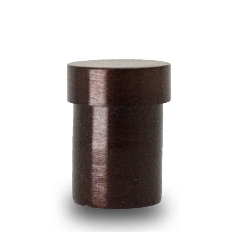 Chocolate Brown Brass Mini Pocket Cremation Urn Keepsake