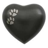 Arielle Heart Pet Urns - Slate